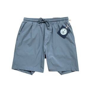 Anchor Boys Shorts Mens S Small Copen Solid Volley Elastic Waist Inner Lined